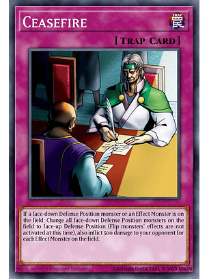 Ceasefire - RA03-EN105 - Quarter Century Secret Rare 1st Edition