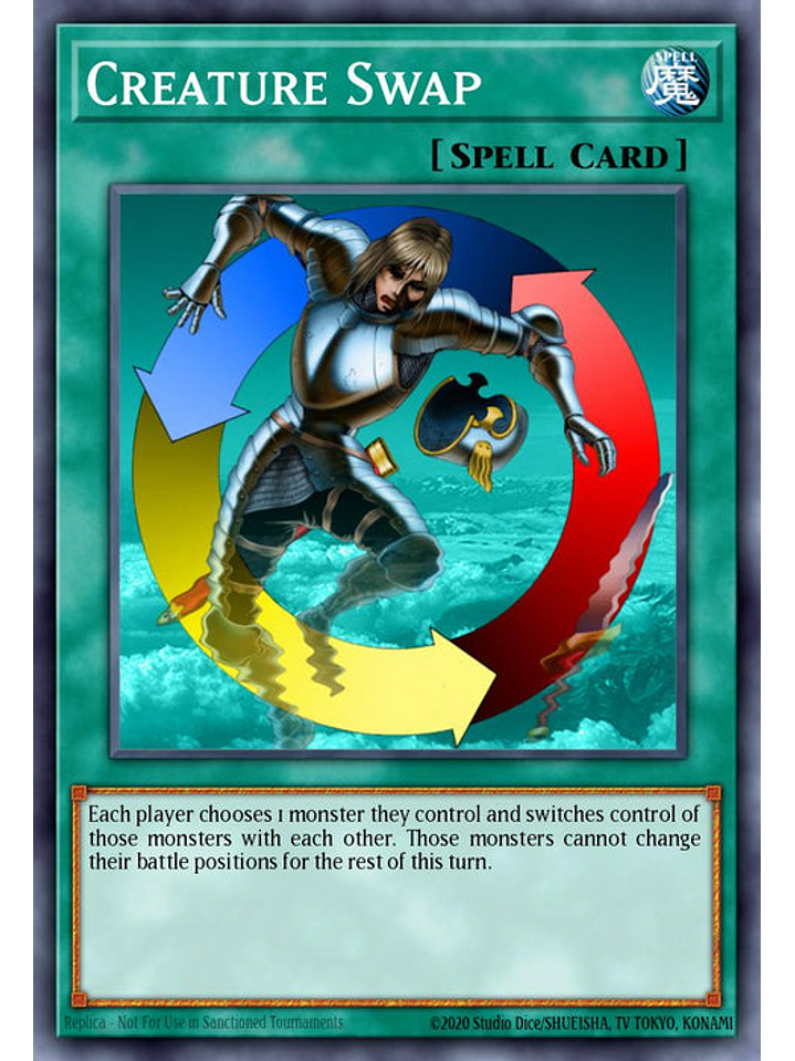 Creature Swap - RA03-EN120 - Quarter Century Secret Rare 1st Edition 1