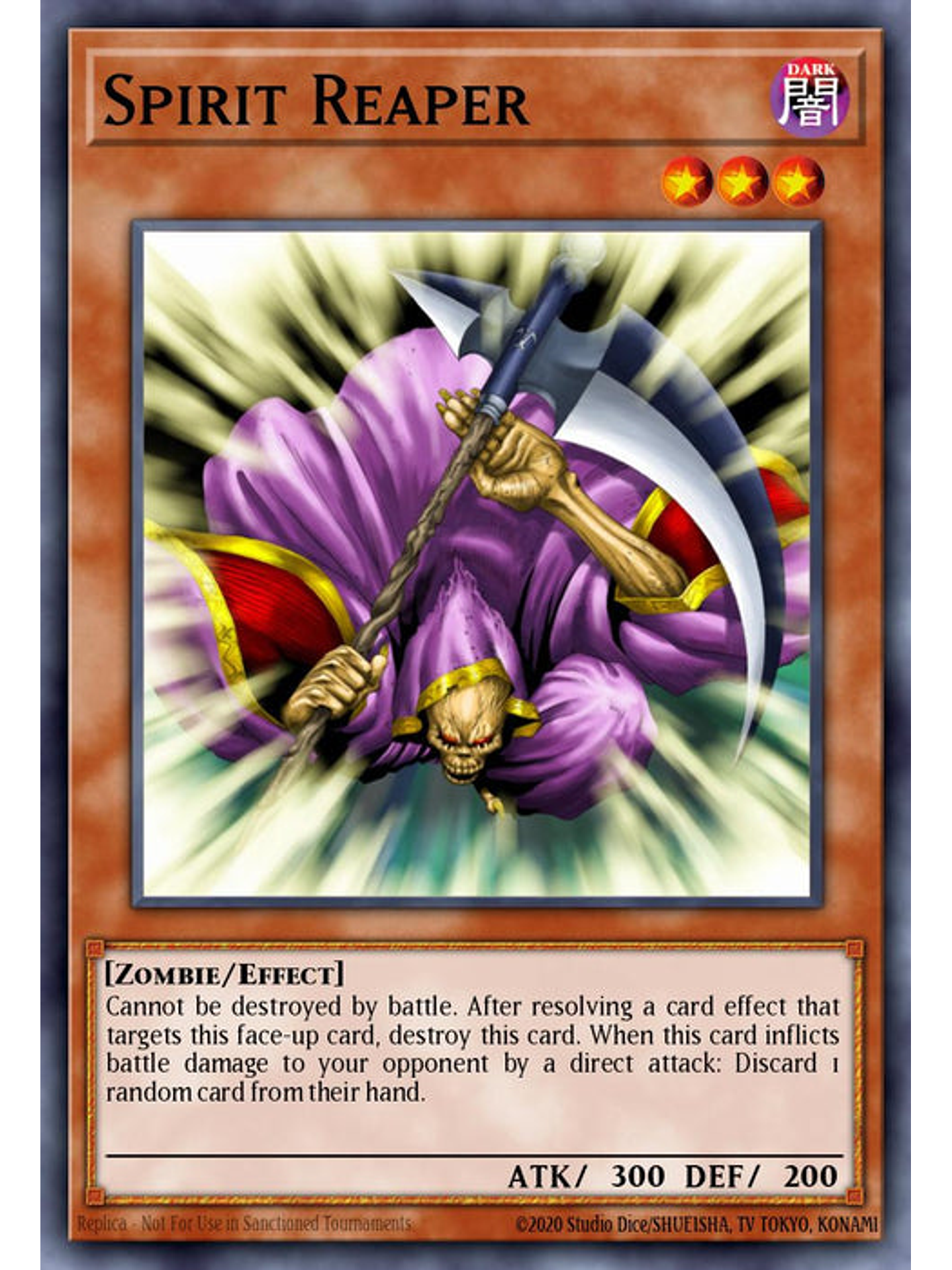 Spirit Reaper - RA03-EN122 - Quarter Century Secret Rare 1st Edition 1