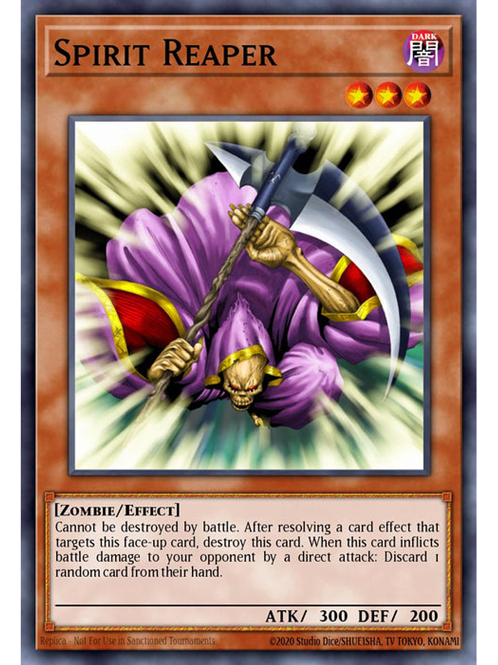 Spirit Reaper - RA03-EN122 - Quarter Century Secret Rare 1st Edition 1