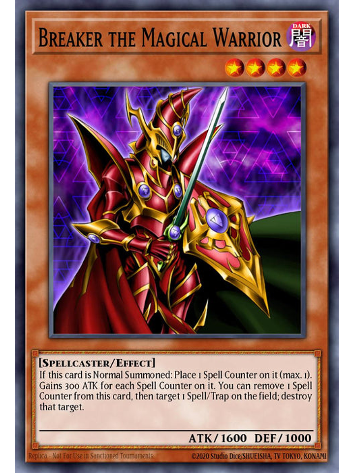 Breaker the Magical Warrior - RA03-EN125 - Quarter Century Secret Rare 1st Edition 1