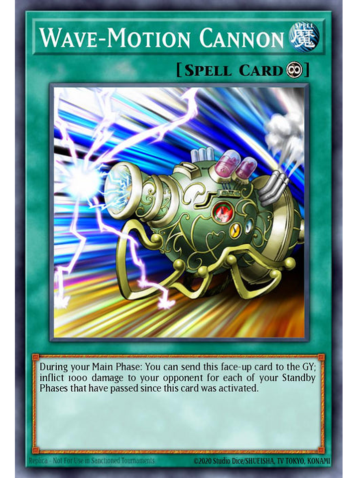 Wave-Motion Cannon - RA03-EN127 - Quarter Century Secret Rare 1st Edition 1