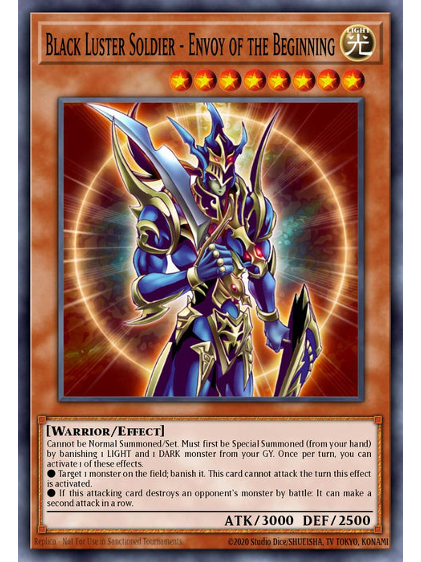 Black Luster Soldier - Envoy of the Beginning - RA03-EN132 - Quarter Century Secret Rare 1st Edition 1