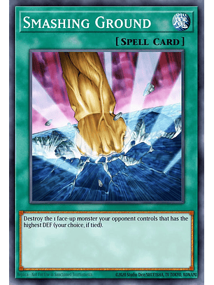 Smashing Ground - RA03-EN135 - Quarter Century Secret Rare 1st Edition