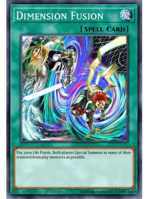 Dimension Fusion - RA03-EN136 - Quarter Century Secret Rare 1st Edition