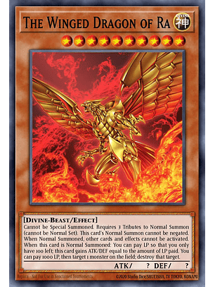 The Winged Dragon of Ra - RA03-EN137 - Quarter Century Secret Rare 1st Edition