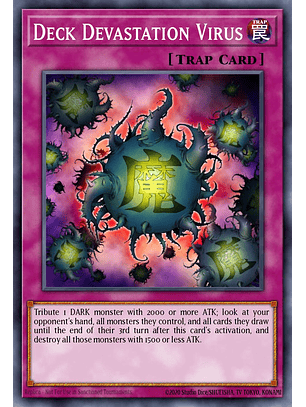 Deck Devastation Virus - RA03-EN150 - Quarter Century Secret Rare 1st Edition