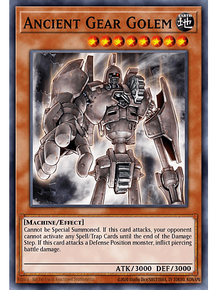 Ancient Gear Golem - RA03-EN151 - Quarter Century Secret Rare 1st Edition