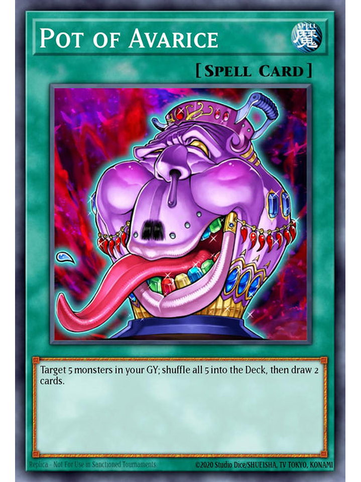 Pot of Avarice - RA03-EN160 - Quarter Century Secret Rare 1st Edition 1