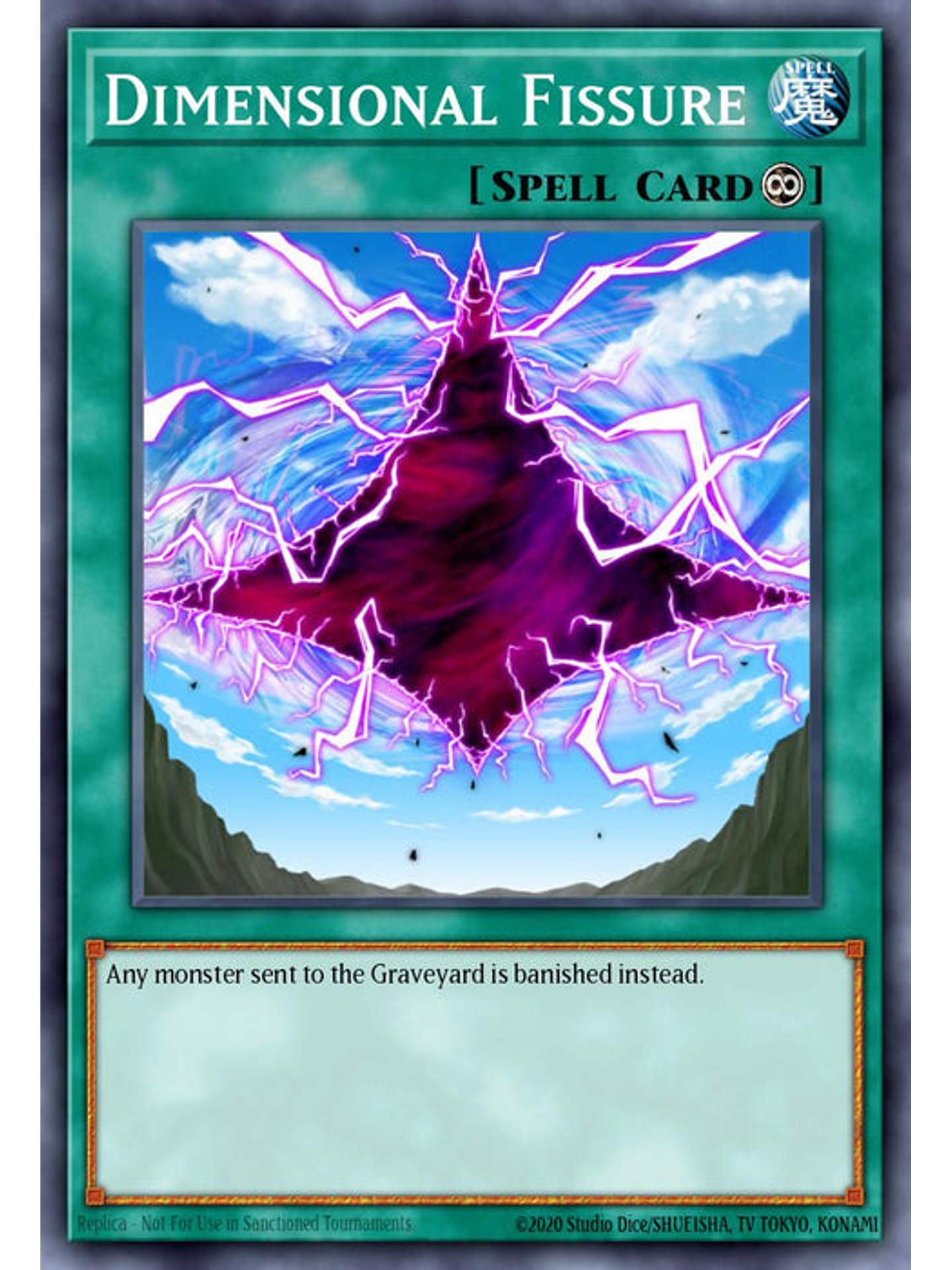 Dimensional Fissure - RA03-EN163 - Quarter Century Secret Rare 1st Edition 1