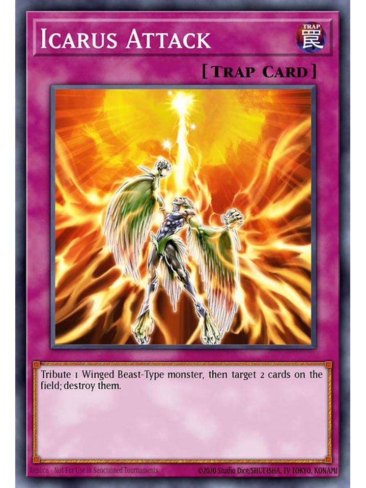 Icarus Attack - RA03-EN165 - Quarter Century Secret Rare 1st Edition 1