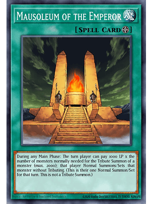Mausoleum of the Emperor - RA03-EN167 - Quarter Century Secret Rare 1st Edition