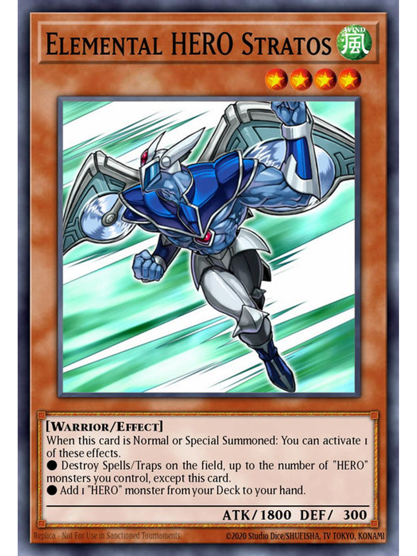 Elemental HERO Stratos - RA03-EN177 - Quarter Century Secret Rare 1st Edition 1