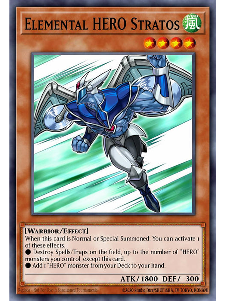 Elemental HERO Stratos - RA03-EN177 - Quarter Century Secret Rare 1st Edition 1