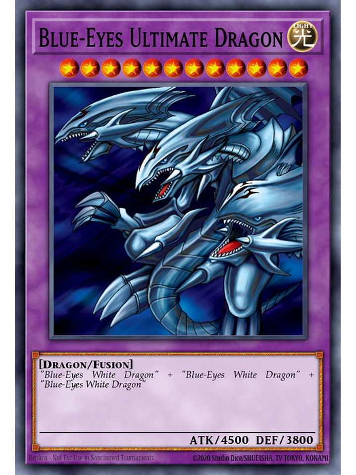 Blue-Eyes Ultimate Dragon - RA03-EN178 - Quarter Century Secret Rare 1st Edition 1