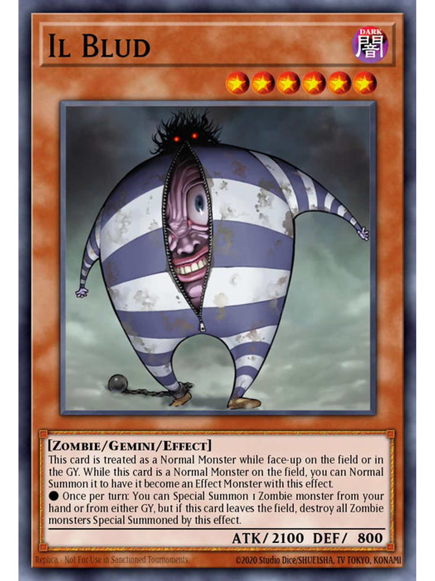 Il Blud - RA03-EN186 - Quarter Century Secret Rare 1st Edition 1