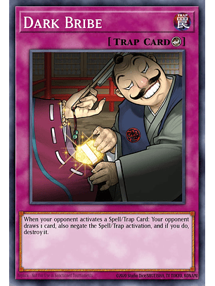 Dark Bribe - RA03-EN187 - Quarter Century Secret Rare 1st Edition