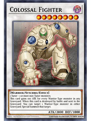 Colossal Fighter - RA03-EN200 - Quarter Century Secret Rare 1st Edition