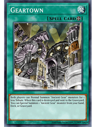 Geartown - RA03-EN203 - Quarter Century Secret Rare 1st Edition