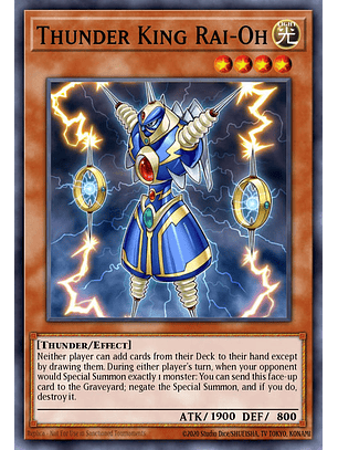 Thunder King Rai-Oh - RA03-EN206 - Quarter Century Secret Rare 1st Edition