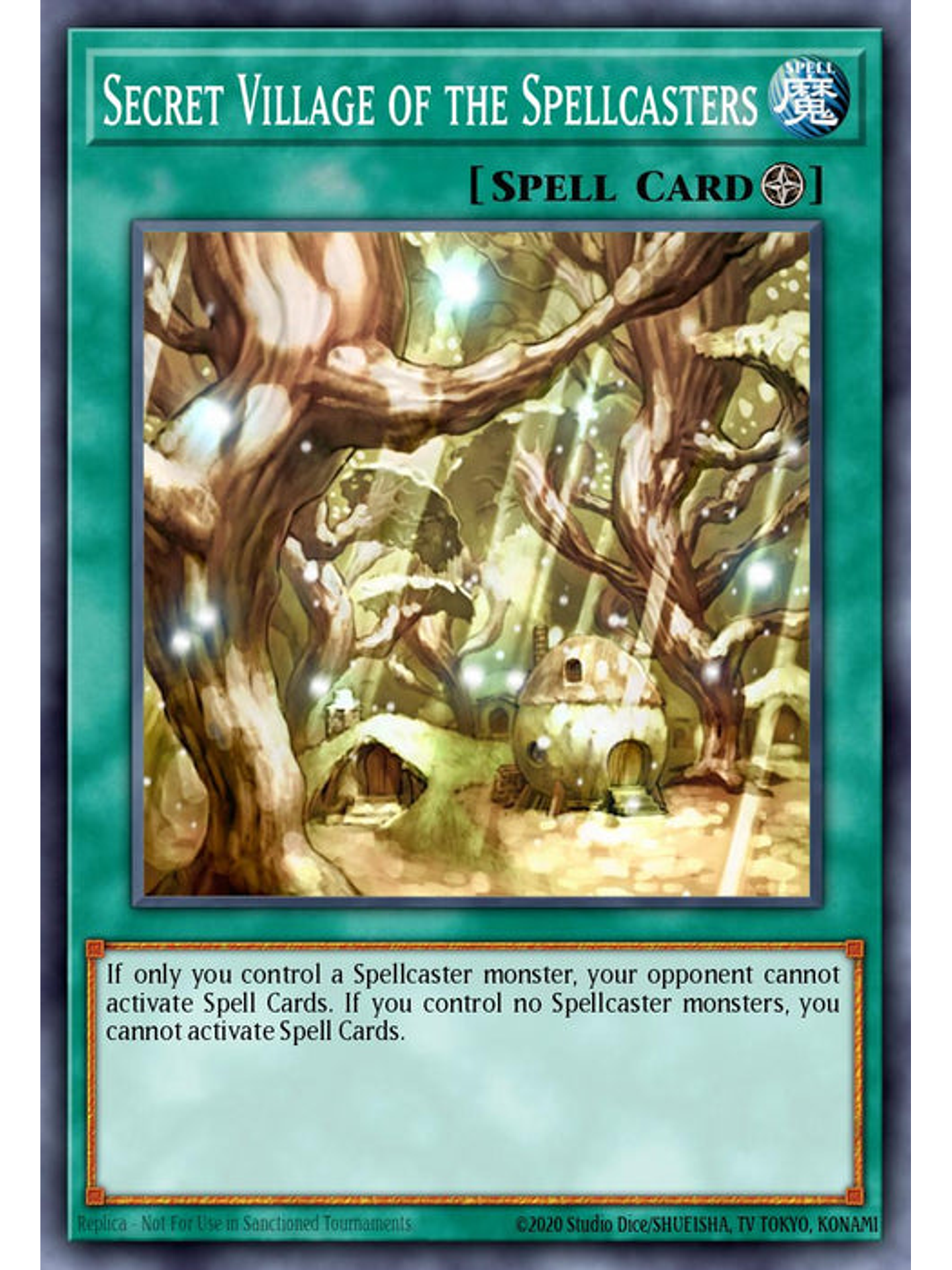 Secret Village of the Spellcasters - RA03-EN209 - Quarter Century Secret Rare 1st Edition 1