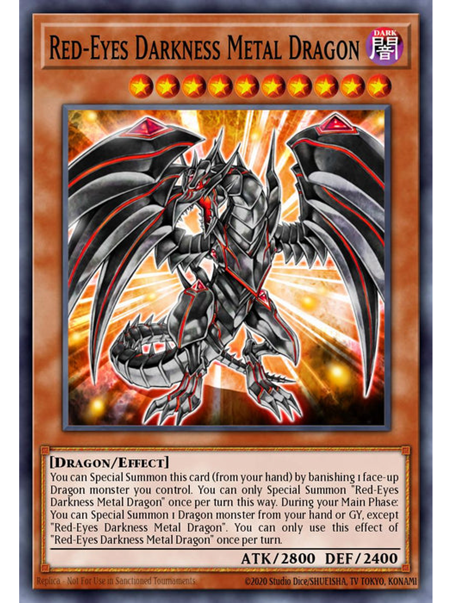 Red-Eyes Darkness Metal Dragon - RA03-EN212 - Quarter Century Secret Rare 1st Edition 1