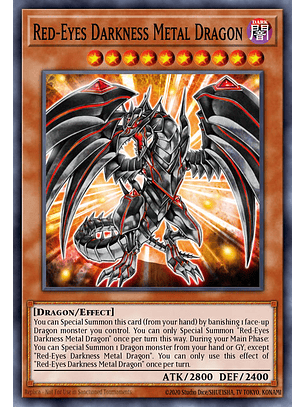 Red-Eyes Darkness Metal Dragon - RA03-EN212 - Quarter Century Secret Rare 1st Edition