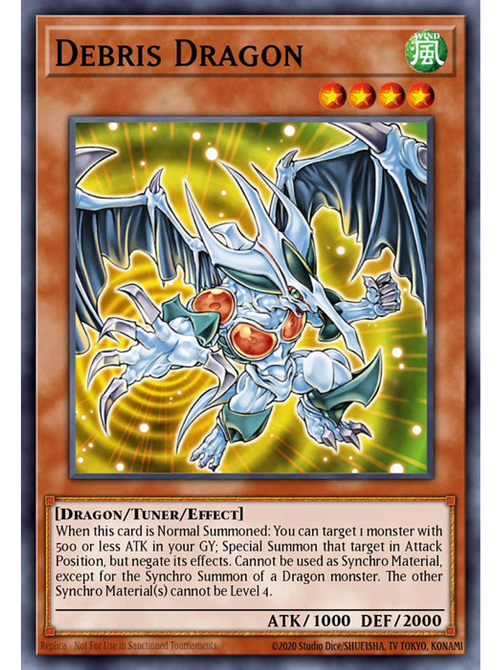 Debris Dragon - RA03-EN214 - Quarter Century Secret Rare 1st Edition 1