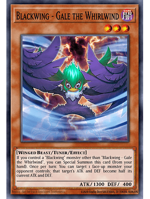 Blackwing - Gale the Whirlwind - RA03-EN215 - Quarter Century Secret Rare 1st Edition
