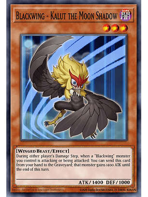 Blackwing - Kalut the Moon Shadow - RA03-EN217 - Quarter Century Secret Rare 1st Edition