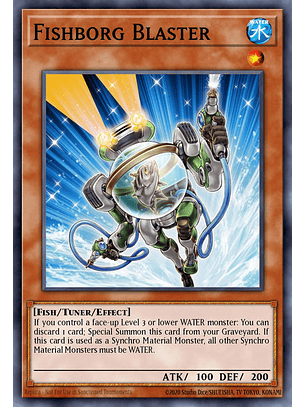 Fishborg Blaster - RA03-EN225 - Quarter Century Secret Rare 1st Edition