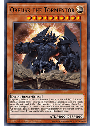 Obelisk the Tormentor - RA03-EN230 - Quarter Century Secret Rare 1st Edition