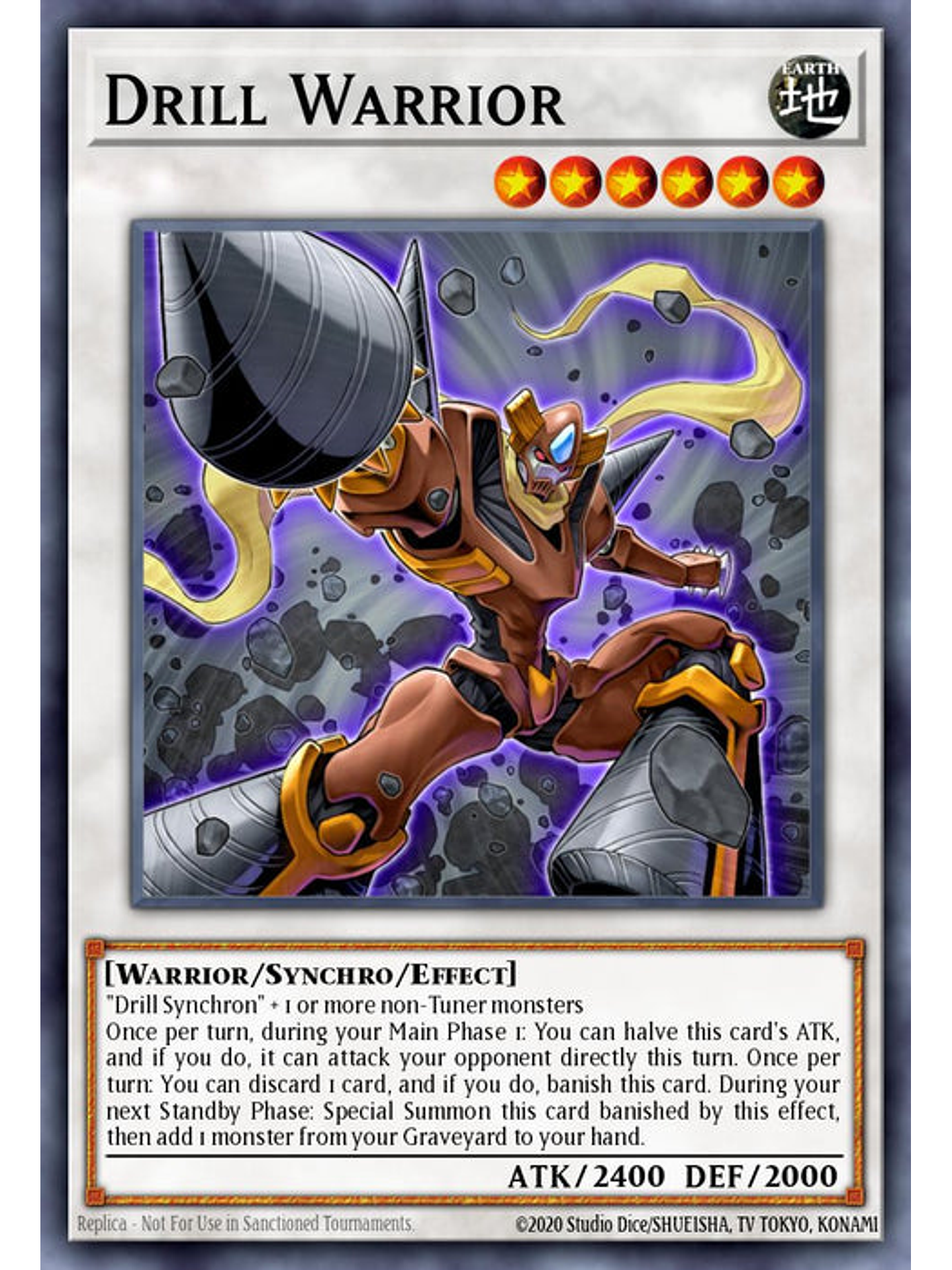 Drill Warrior - RA03-EN232 - Quarter Century Secret Rare 1st Edition 1