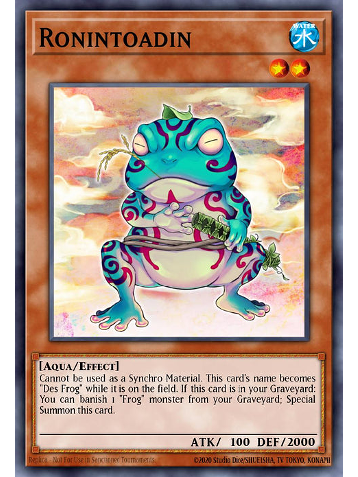 Ronintoadin - RA03-EN236 - Quarter Century Secret Rare 1st Edition 1