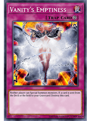 Vanity's Emptiness - RA03-EN246 - Quarter Century Secret Rare 1st Edition