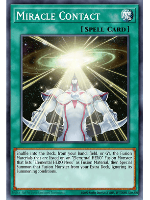 Miracle Contact - RA03-EN253 - Quarter Century Secret Rare 1st Edition