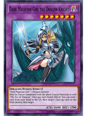 Dark Magician Girl the Dragon Knight - RA03-EN258 - Quarter Century Secret Rare 1st Edition