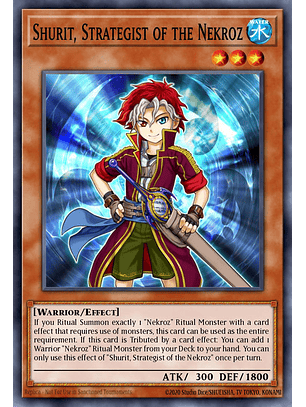 Shurit, Strategist of the Nekroz - RA03-EN259 - Quarter Century Secret Rare 1st Edition