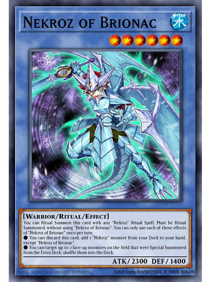 Nekroz of Brionac - RA03-EN260 - Quarter Century Secret Rare 1st Edition 1