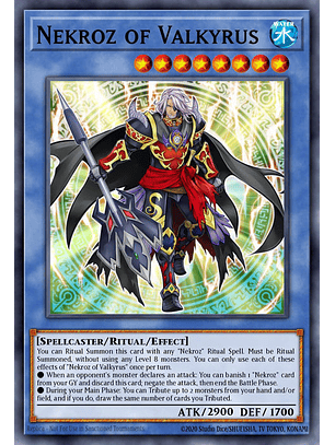 Nekroz of Valkyrus - RA03-EN263 - Quarter Century Secret Rare 1st Edition