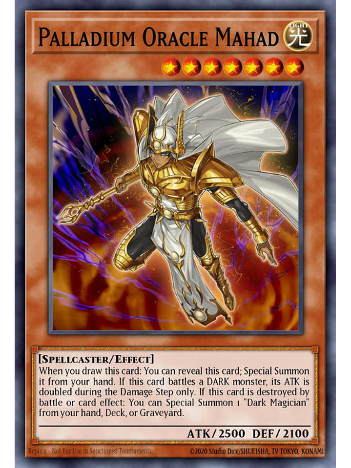 Palladium Oracle Mahad - RA03-EN266 - Quarter Century Secret Rare 1st Edition 1