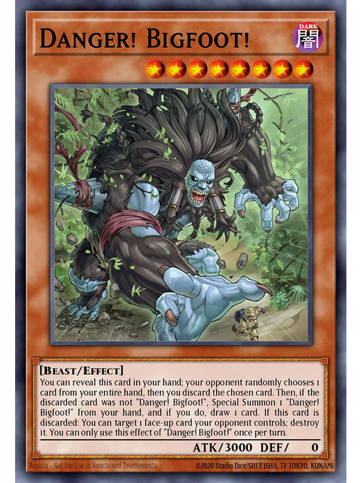 Danger! Bigfoot! - RA03-EN019 - Ultimate Rare 1st Edition 1
