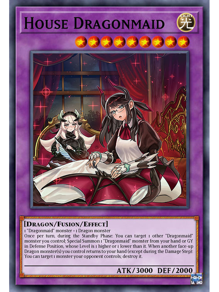 House Dragonmaid (alternate art) - RA03-EN037 - Ultimate Rare 1st Edition 1