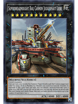 Superdreadnought Rail Cannon Juggernaut Liebe  (alternate art) - RA03-EN041 - Ultimate Rare 1st Edition