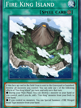 Fire King Island - RA03-EN059 - Ultimate Rare 1st Edition