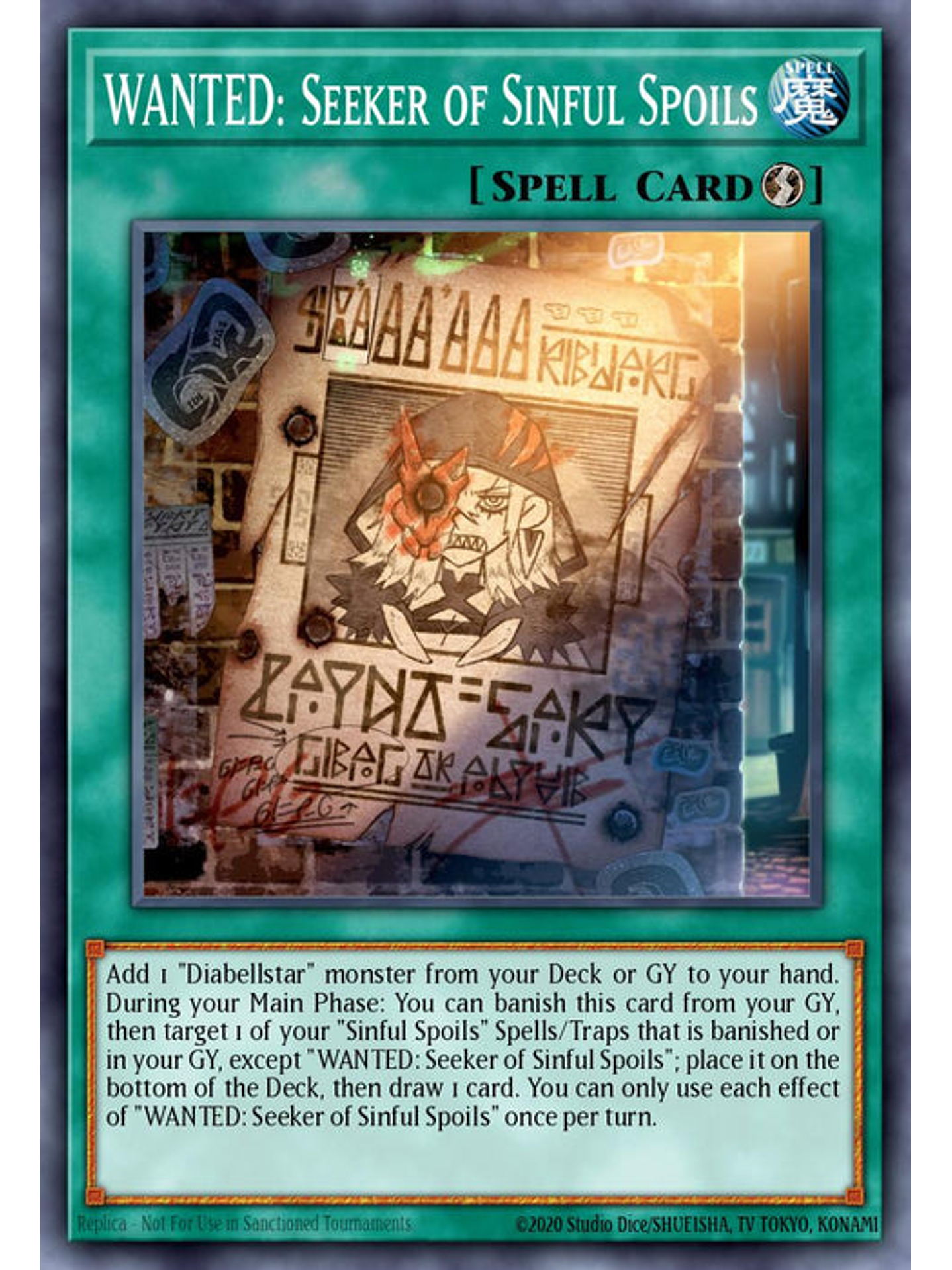 WANTED: Seeker of Sinful Spoils - RA03-EN074 - Ultimate Rare 1st Edition 1