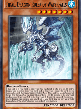 Tidal, Dragon Ruler of Waterfalls - RA03-EN009 - Collector's Rare 1st Edition