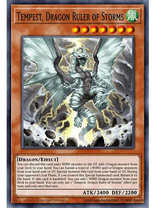 Tempest, Dragon Ruler of Storms - RA03-EN011 - Collector's Rare 1st Edition