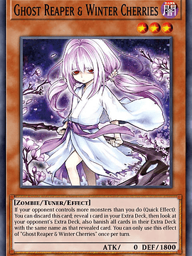 Ghost Reaper & Winter Cherries  (alternate art) - RA03-EN014 - Collector's Rare 1st Edition