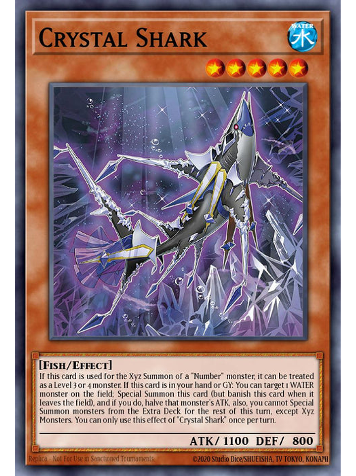 Crystal Shark - RA03-EN031 - Collector's Rare 1st Edition 1